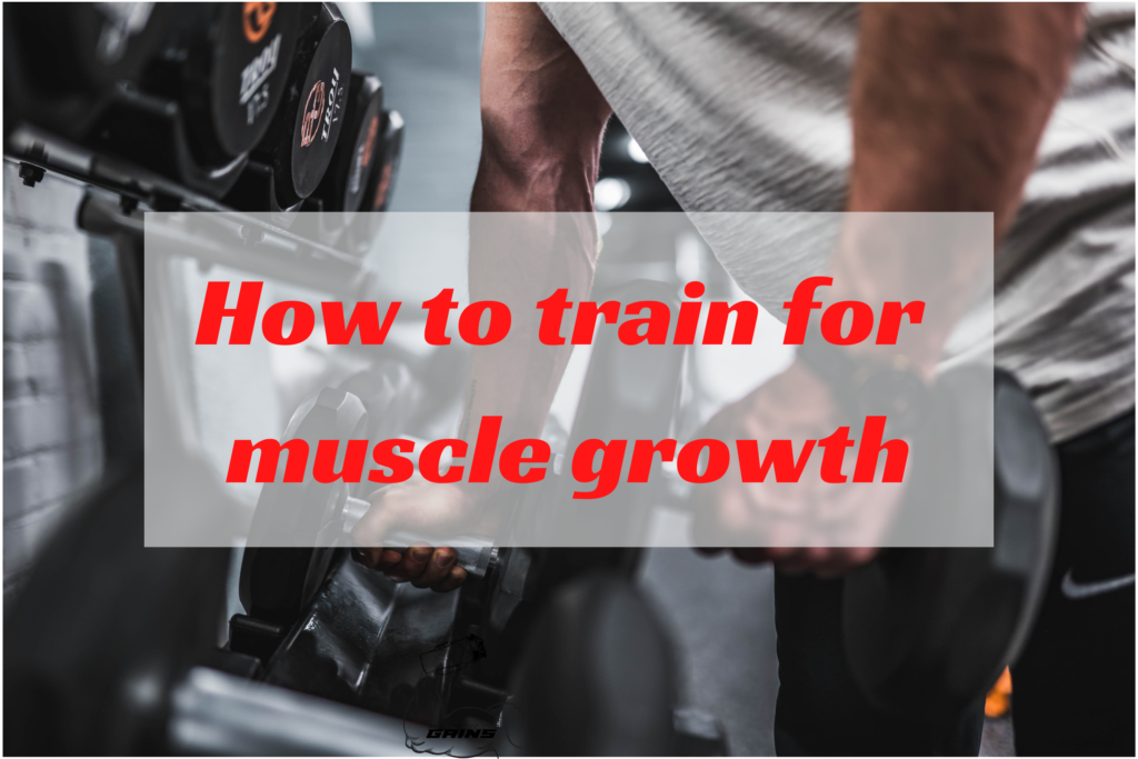 How to train for muscle growth
